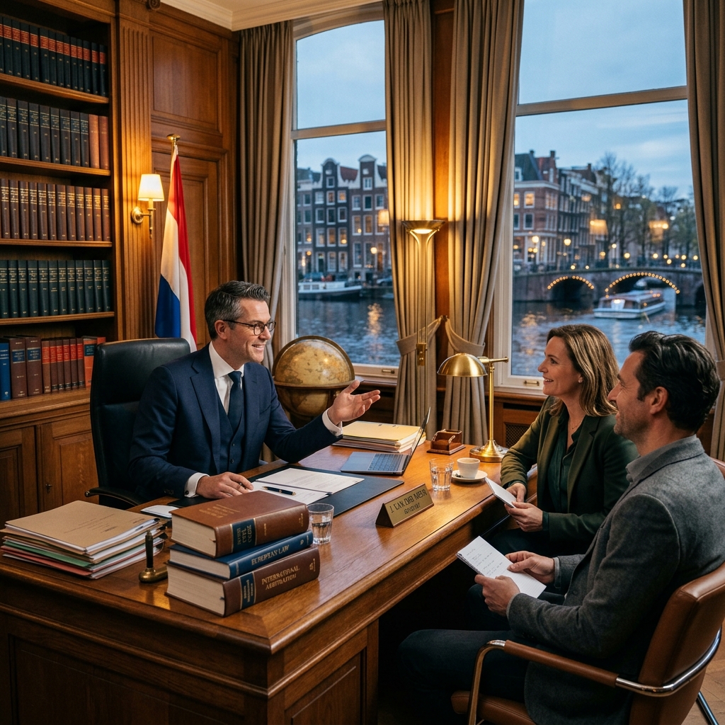 Advocaat aan het werk